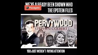 PERVYWOOD Stephen colbert and Hollywood connections 🧬⚛🧬