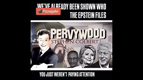 PERVYWOOD Stephen colbert and Hollywood connections 🧬⚛🧬