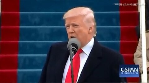 TRUMP 2021 INAUGURATION SPEECH - WAR ROOM REMEMBERS TRUMP'S FIRST TERM AND LEAVING - 24 mins.