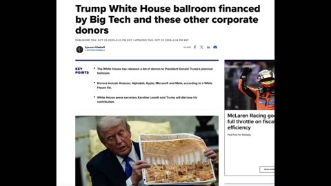 THE TECHNOCRATS BALLROOM THE ILLUMINATI ENSLAVERS WHITE HOUSE RENOVATION THAT YOURE PAYING FOR