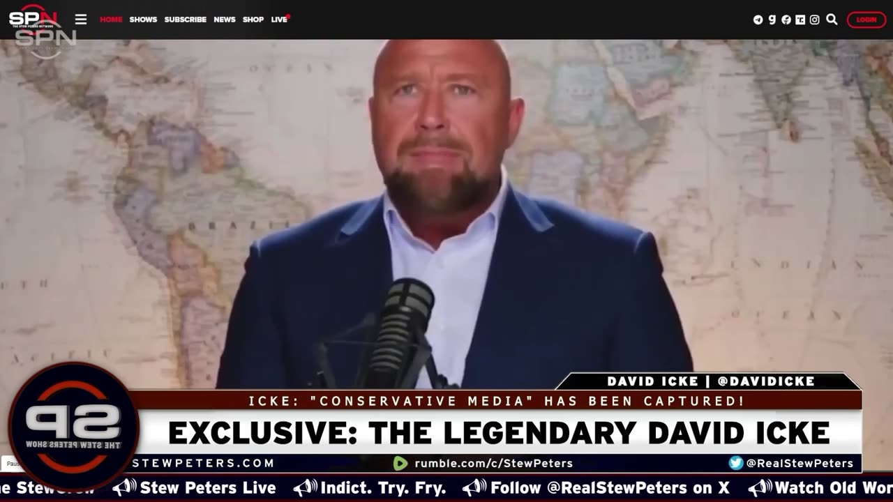 Alex Jones, flip-flops on being Jewish.