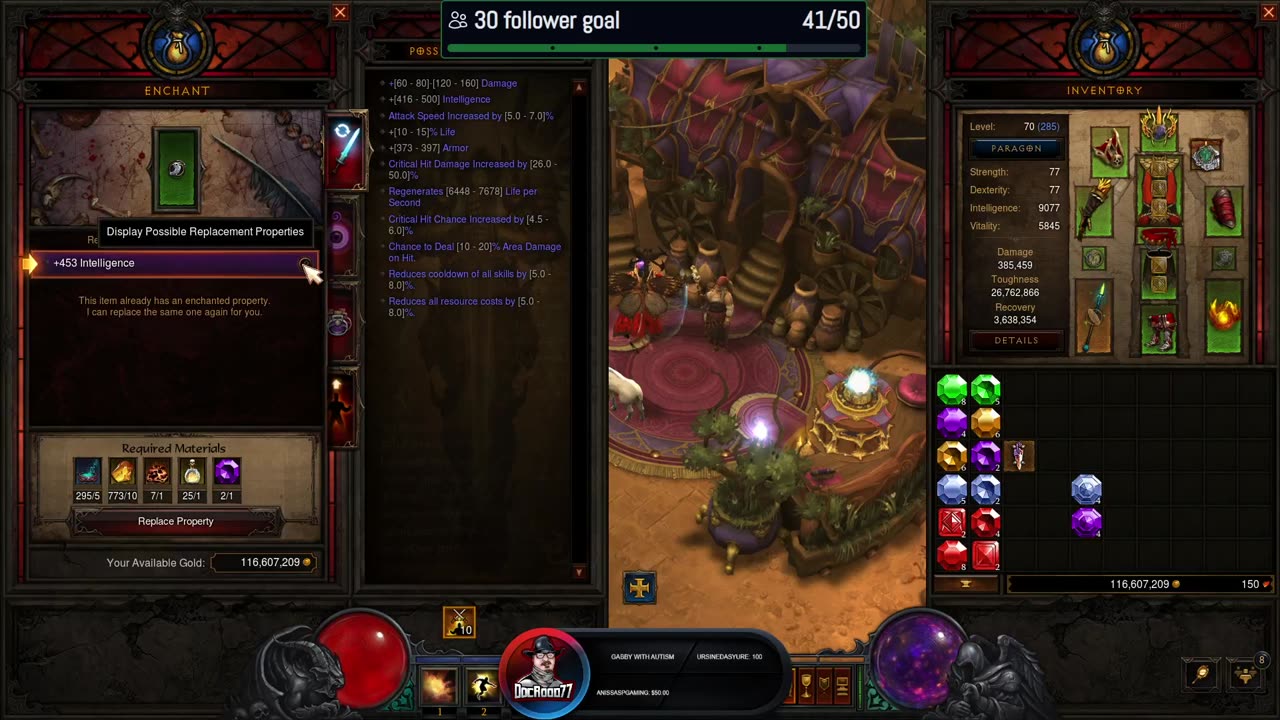 playing some diablo3 seanoal gear grind