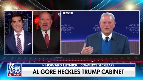 🚨AL GORE HECKLED Trump’s Cabinet in DAVOS