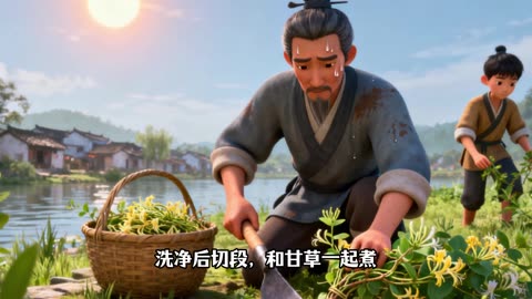 听故事学中药，今天讲金银花的故事