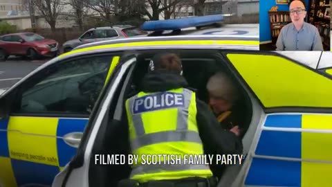 First buffer zone arrest in Scotland.