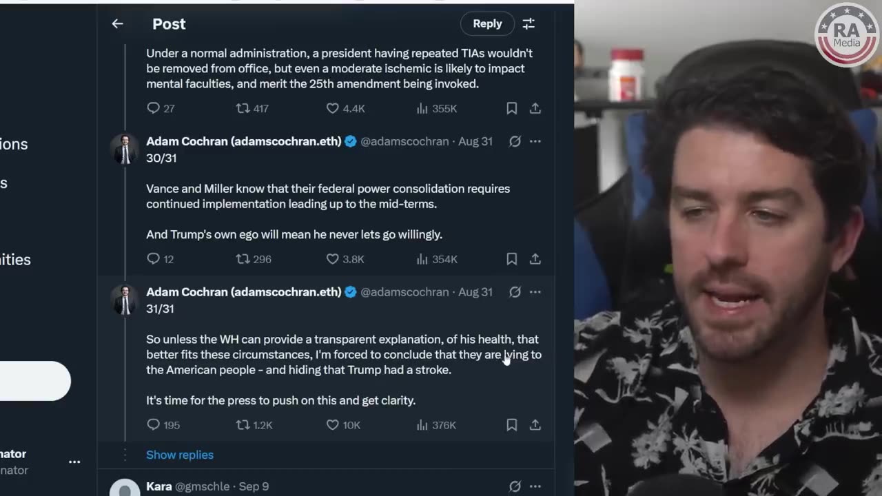 Trump Stroke Trends After Presidents BIZARRE Post Goes VIRAL