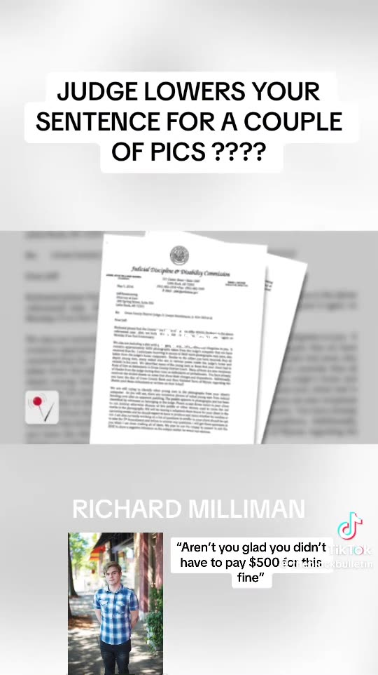 Judge Joe Boekman was arrested photos of fine" children and young men