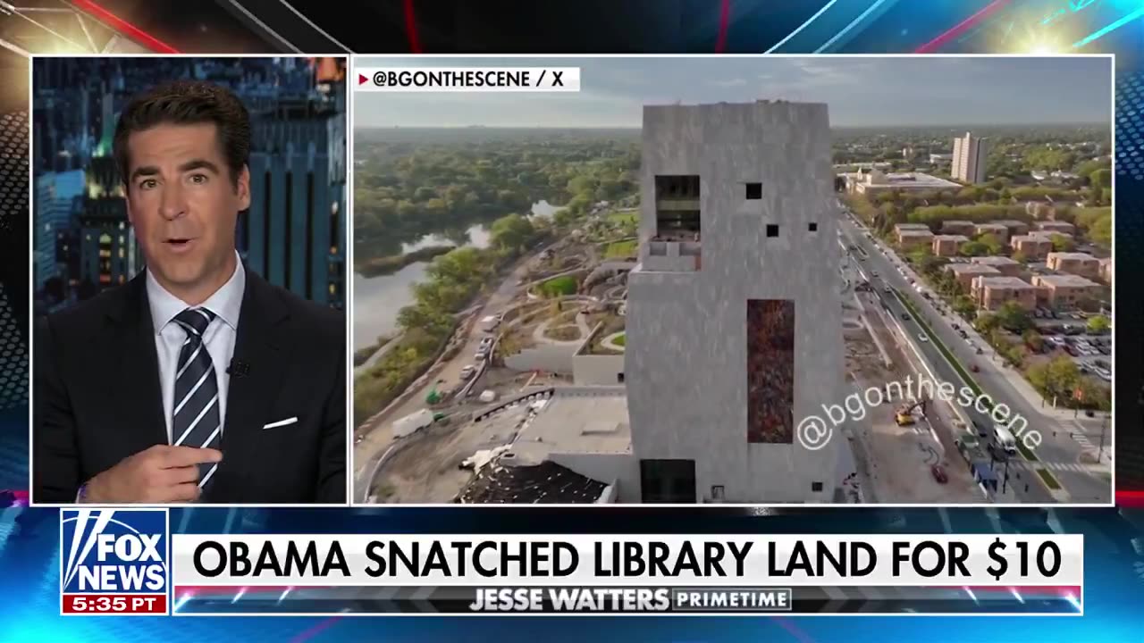 Obama BULL-DOZED a DEI GARDEN to make ROOM for his PRESIDENTIAL LIBRARY