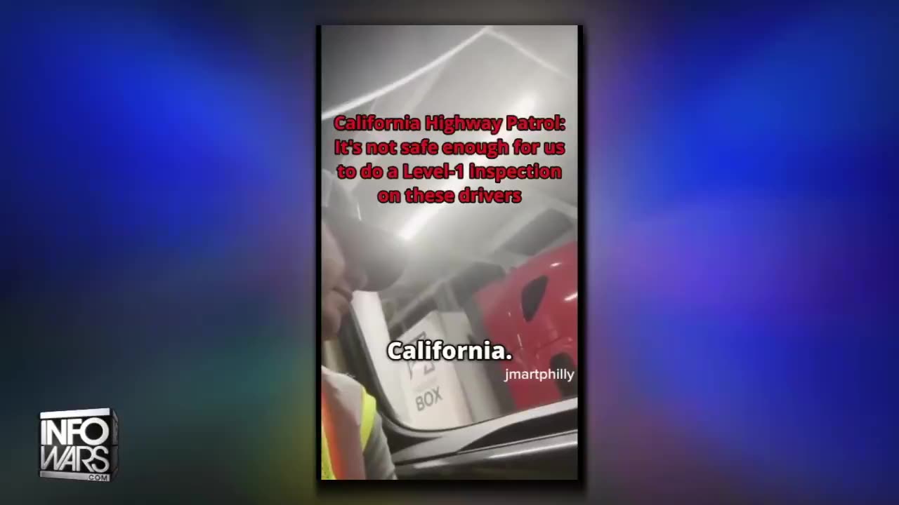 🚨WARNING— TRAVEL ADVISORY:🚨 California Issued 62,000 CDLs To Illegal Aliens!