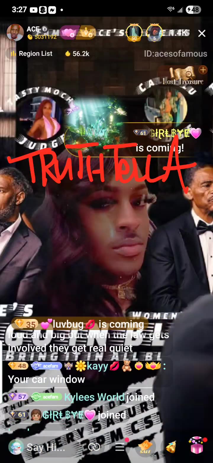 ACESOFAMOUS WALKS INTO TEXAS COURTHOUSE TO FINSH DOING HIS BIG ONE ON HOLLY MOMMA ACE IN HIS CHAT PISSED TELLS HIM TO GET OUT HER FKN HOUSE & DONT TALK TO HER CHOOSING HOLLY OVER HER ONLY CHILD