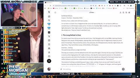 JimboZoomer reacts to the Piers Morgan vs. Nick Fuentes debate