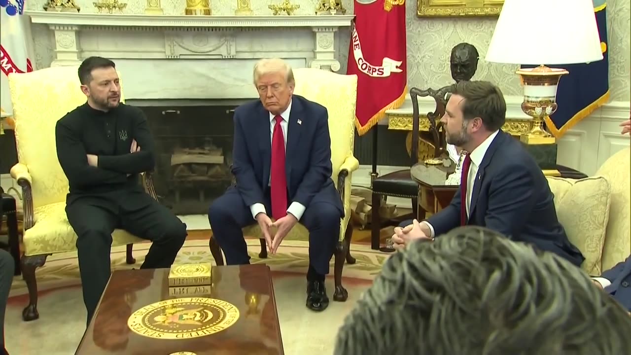 USA - Incontro Zelens'kyj con Trump e JD Vance: momenti di tensione (28.02.25)