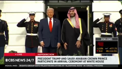 President Trump welcomed Saudi Crown Prince Mohammed bin Salman
