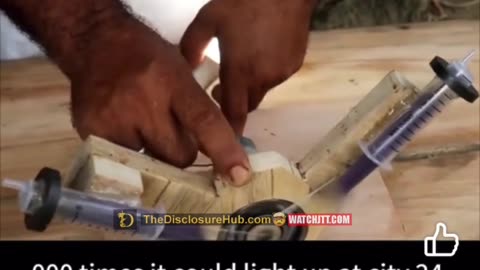 Another free energy video this man seems to be using magnets and syringes with bearings