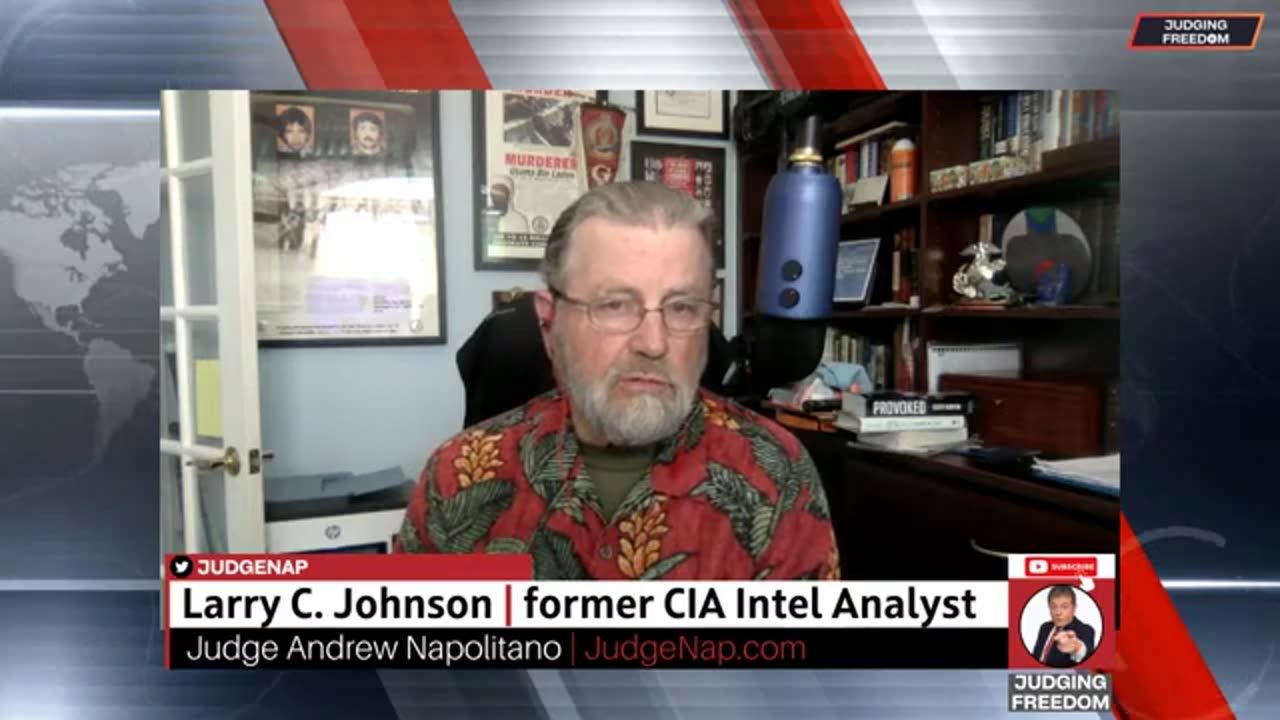Judge Napolitano w/ Larry Johnson - Will the Palestinians Surrender-