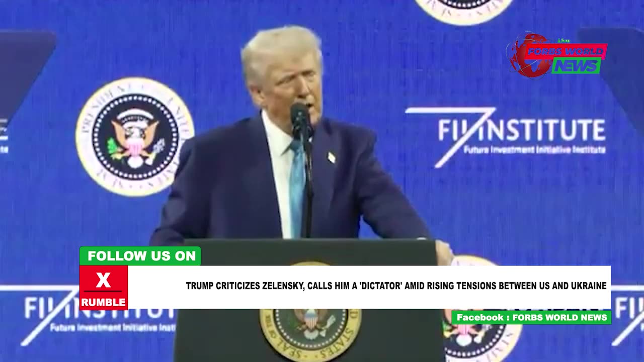President Trump calls Zelensky a Dictator