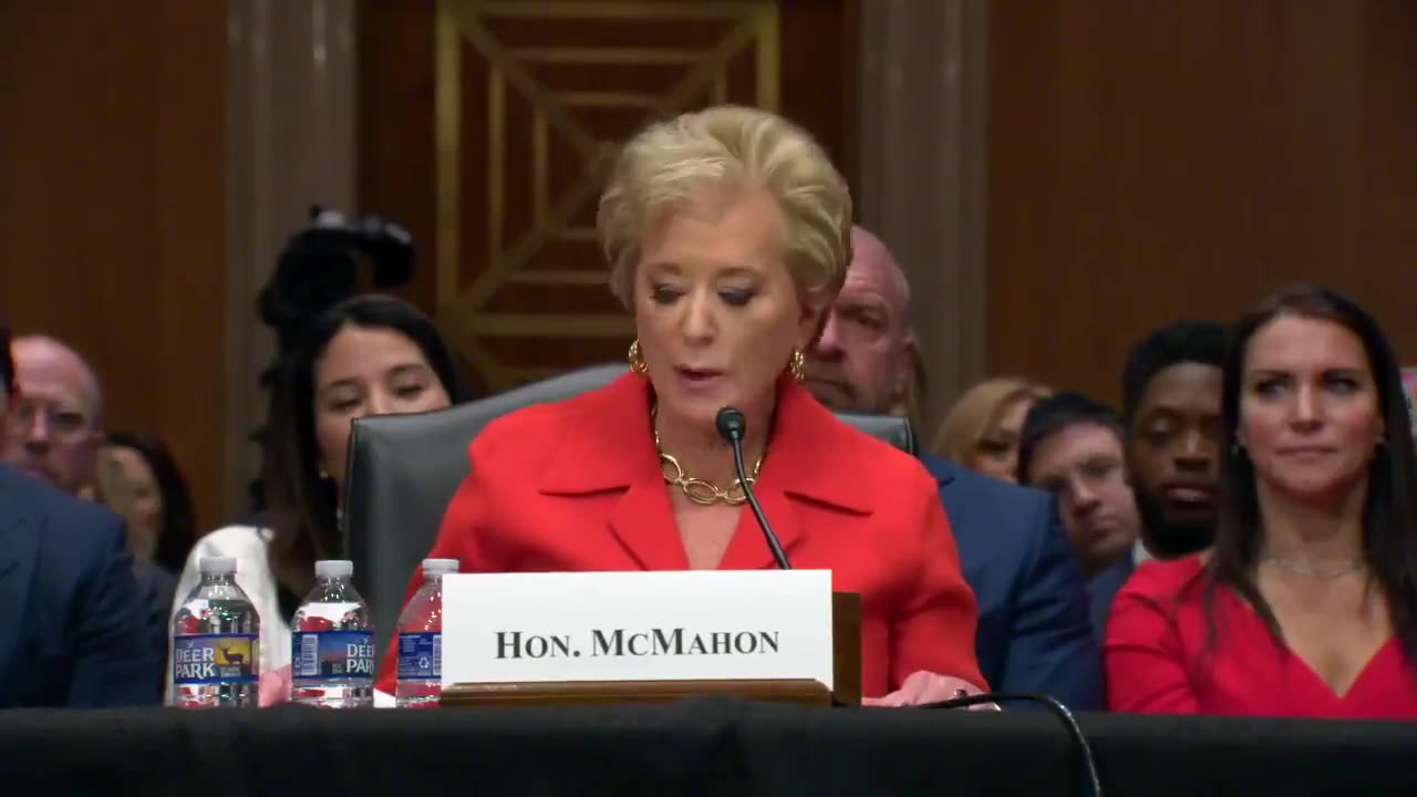 Ed Secretary-designate Linda McMahon's full opening statement before the Senate HELP Committee