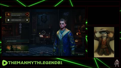 Hogwarts Legacy W TheManMythLegend sponsored by www.wickedteeskc.com