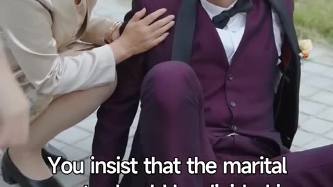 The CEO's wife marrying another man. He attends the wedding to give a "Blessings."