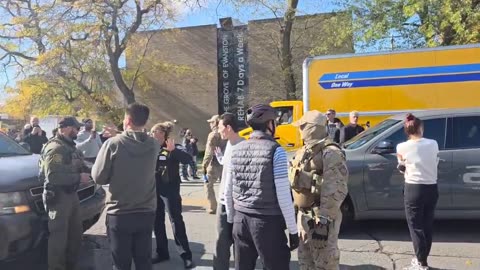 DHS agents were rammed by the occupants of a car tailing them.