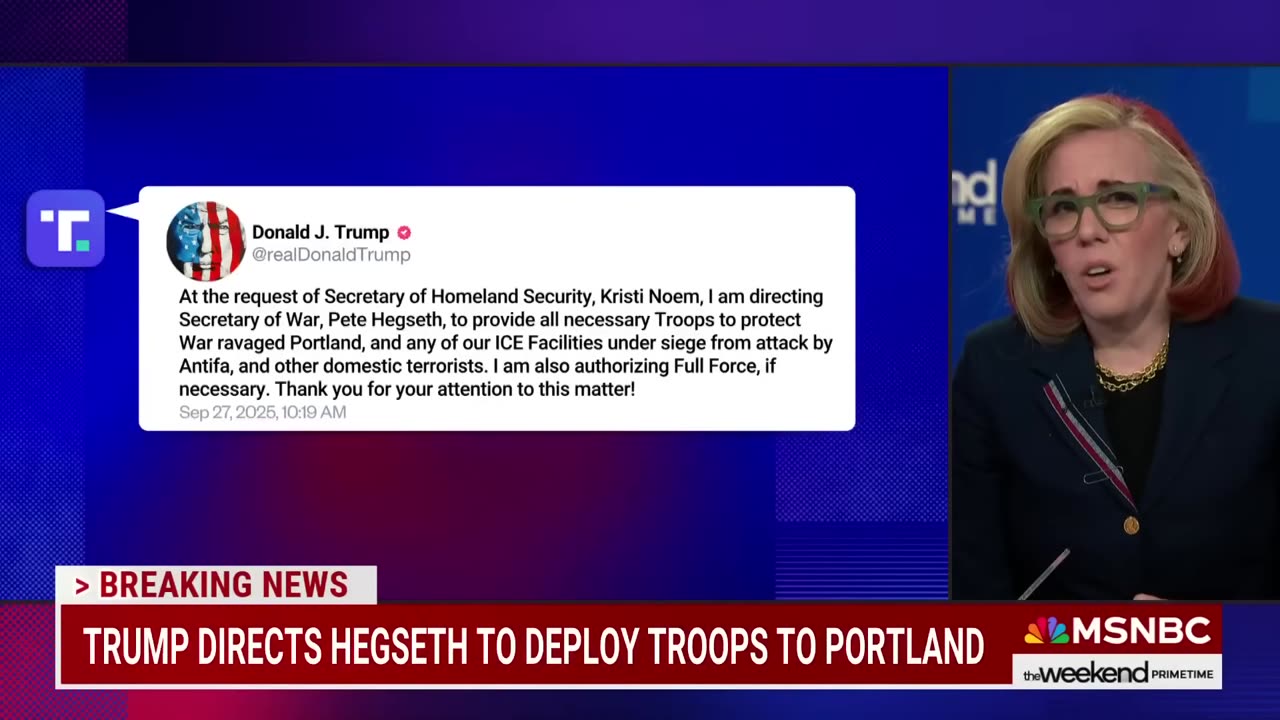 'Way beyond the pale of reason': Former congressman slams Trump ordering troops to Portland