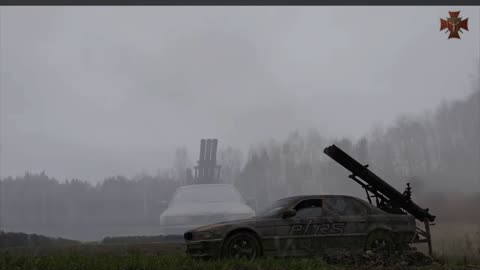 💥 Homemade Ukrainian mini-MLRS based on BMW E-38 car work on Russian military