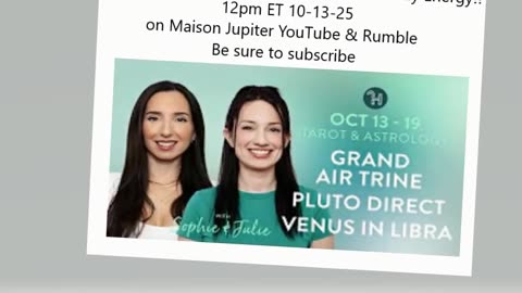 @maisonjupiter @sophie_darling_tarot https://www.youtube.com/watch?v=4zFPuQlgQmw #astrology #tarot
