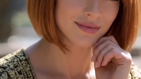 The haircut that turns heads fast #bobhaircut #redhairstyle #beautyvibes #hairgoals #classylook