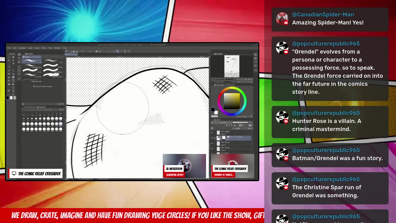 YUGE CIRCLES with CRC #11 with guest Michael Knute
