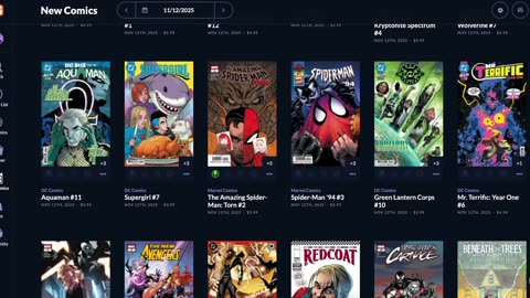 NEW COMIC BOOK RELEASES, SPECS & NEWS - November 12th, 2025