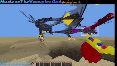 Mobzilla vs doomworm and Dargon