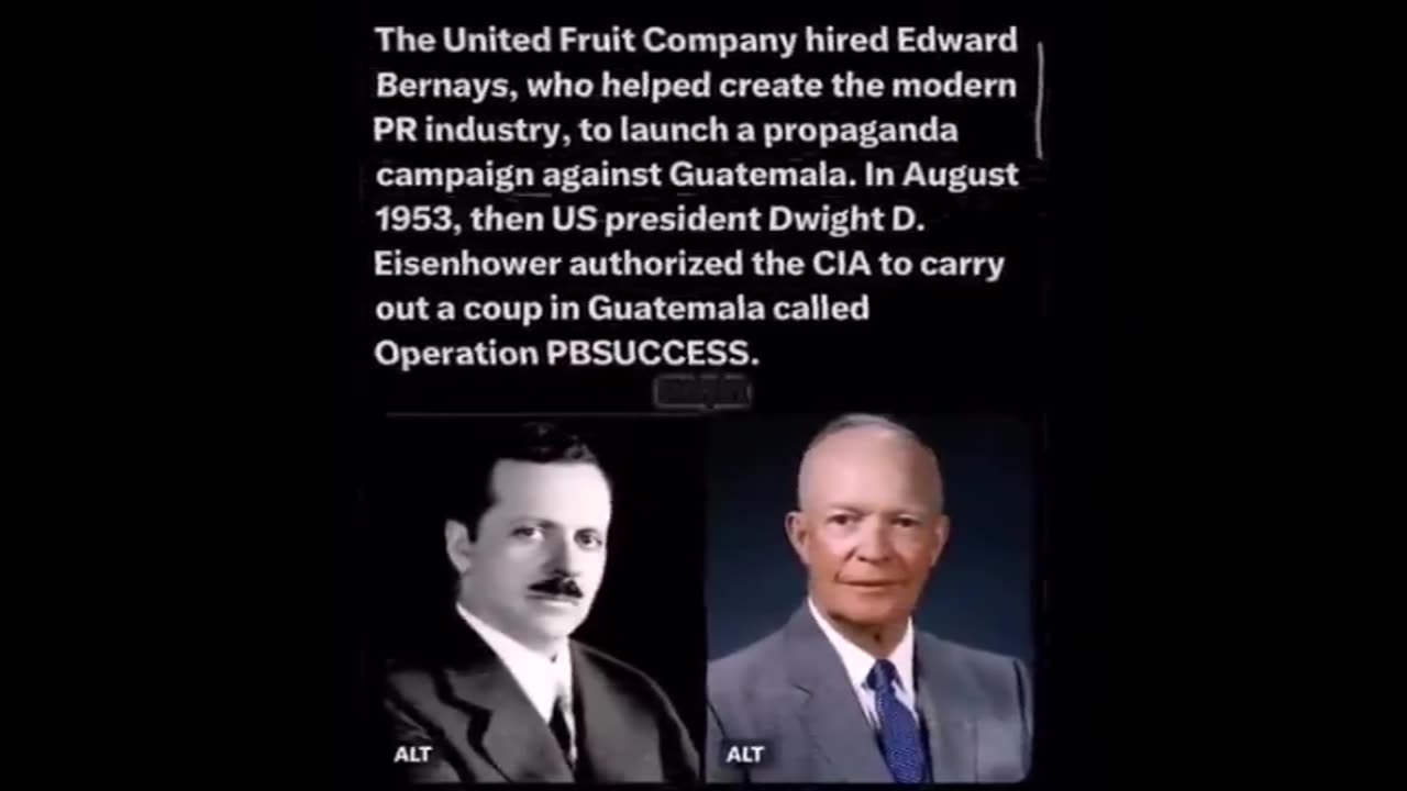 The origin of the “Banana Republic” ⧸ The CIA, Edward Bernays & the Jesuits