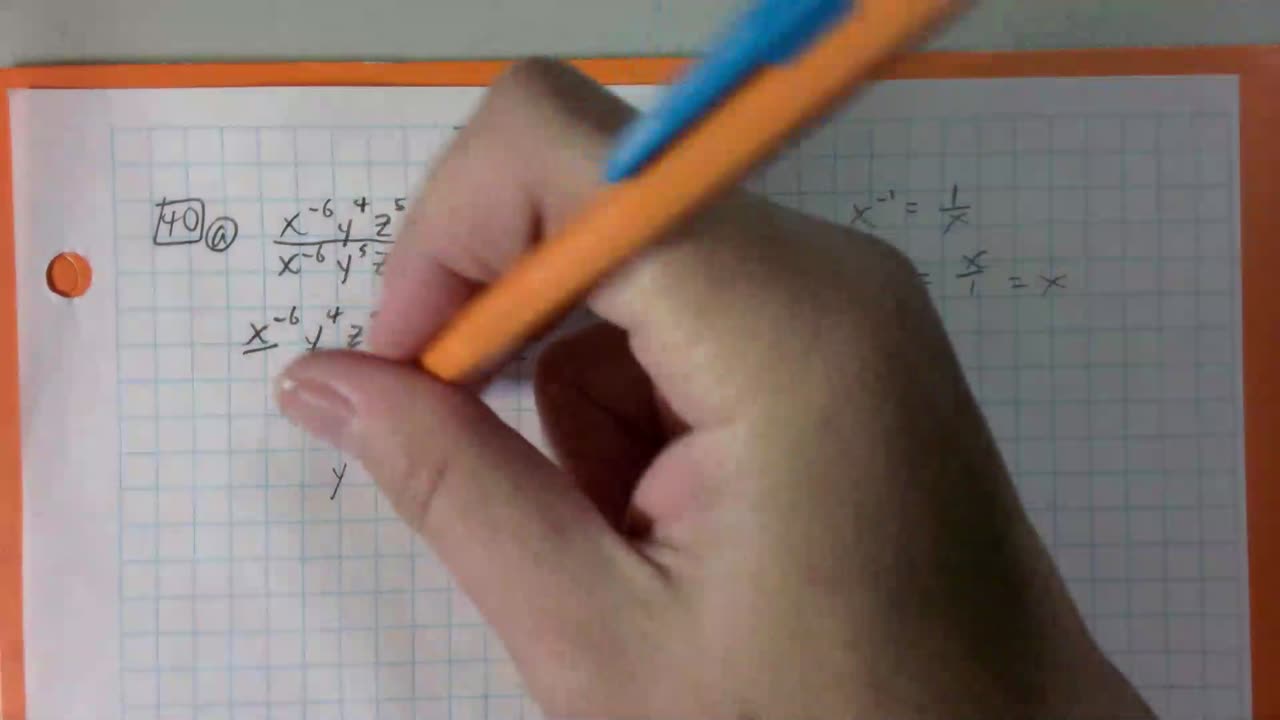 Saxon Algebra 1 Lesson 40 (a)