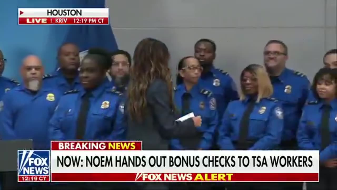 Kristi Noem is issuing $10,000 BONUS CHECKS to TSA agents who didn’t call