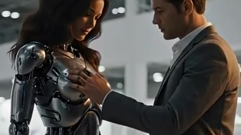 That robot girl is unrealistically beautiful