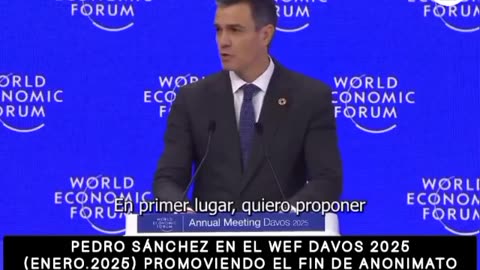 PEDRO SÁNCHEZ EN EL OBSERVATORIO DE DERECHOS DIGITALES Y EN EL WEF 2025 PROMOVIENDO LA ID DIGITAL