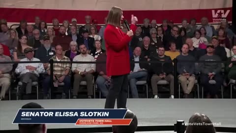 SEN. SLOTKIN: "If Democrats are going to deal with the onslaught from the White House,