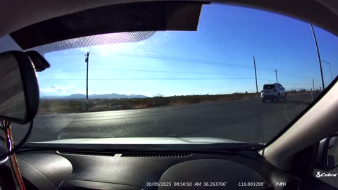 Speeding and Crossing Solid Line - Pahrump, NV 160 & Blosser Ranch Rd