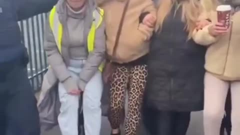 Pushing women down the road in order to force strange foreign men into a small community.