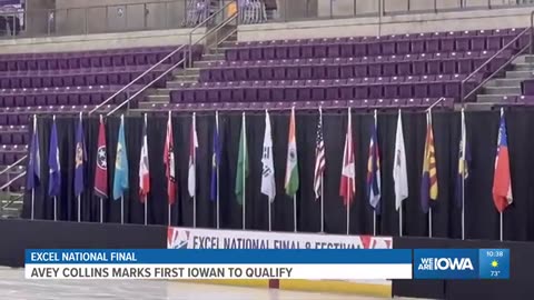 Meet figure skater Avey Collins, the first Iowan to qualify for the prestigious Excel National Final