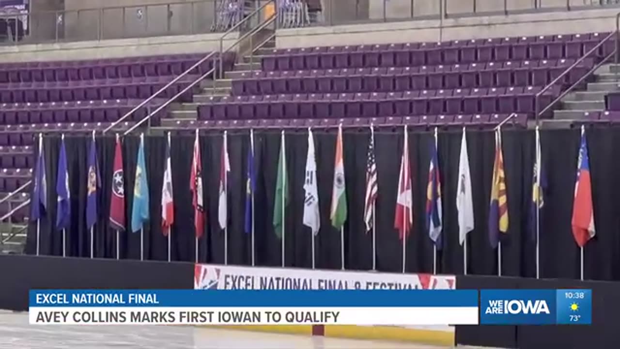 Meet figure skater Avey Collins, the first Iowan to qualify for the prestigious Excel National Final