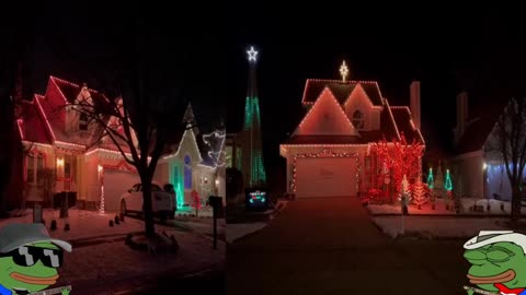 Christmas Light Show Dueling Jingle Bells! ENJOY!