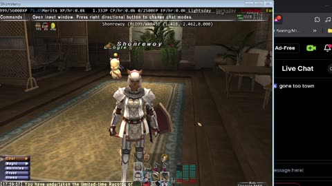 Playing Final Fantasy XI Online