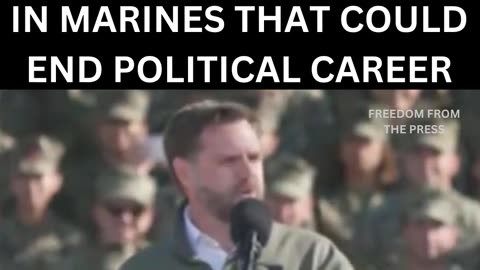 JD Vance Says His Staff Didn’t Want Him to Tell Funny Jokes from His Marine Corps Days