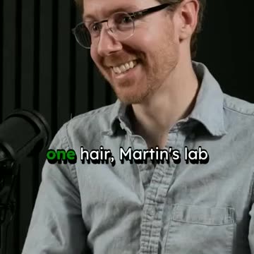 Forensic Secrets in Your Hair - Dr Martin Picard and Andrew Huberman #hair #mitochondrialdna