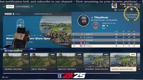 2/25/25 - PGA 2K25 - Ranked Tour / Society Play - TilleyWorks Golf Society