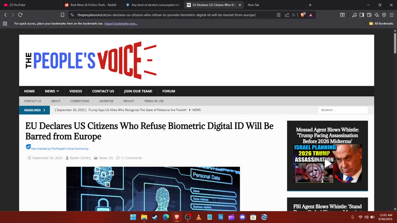 EU TO FULLY ENFORCE DIGITAL ID'S ON AMERICANS BY APRIL 2026 STARTING OCTOBER 2025 #lastdays