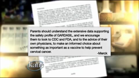 Katie Talk Show (ABC) 2013 HPV Vaccine Dangers