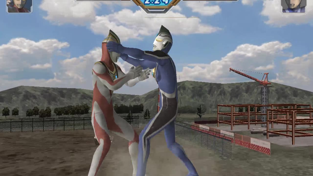 Ultraman Fighting Evolution 3 - Battle Mode - Ultraman Gaia V2