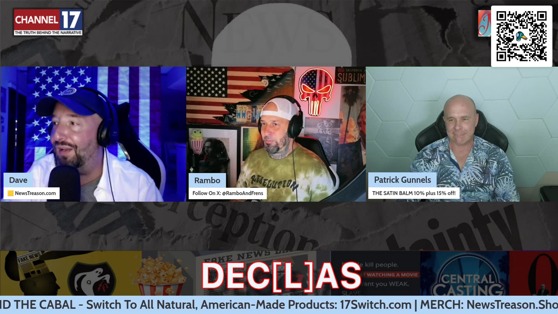 Pat on the DECLAS LIVESTREAM!
